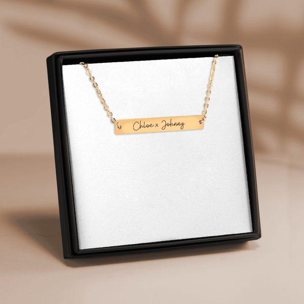 Collier Deux Prénoms Personnalisés (Couple)