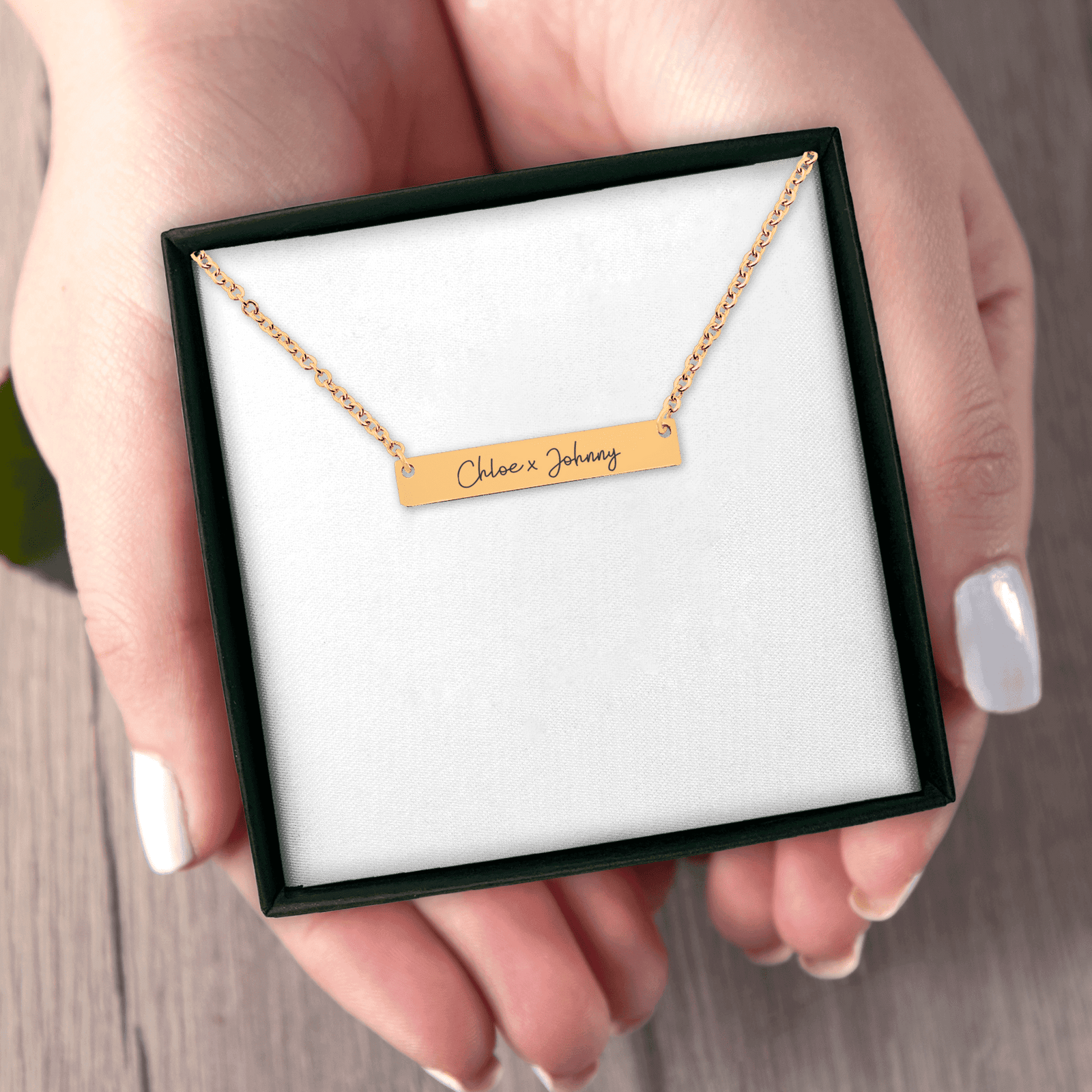 Collier Deux Prénoms Personnalisés (Couple)