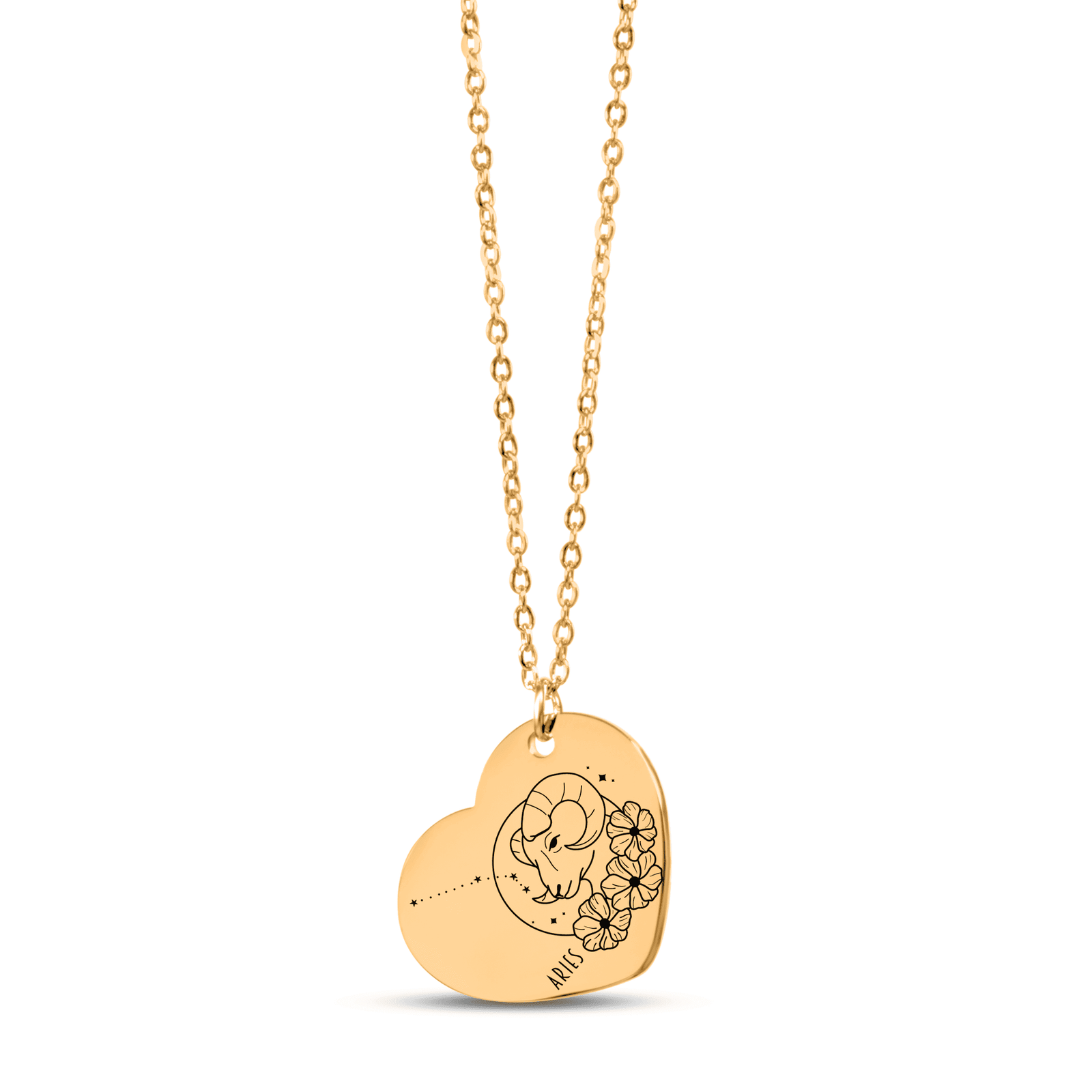 Collier Coeur Signe Astrologique Bélier