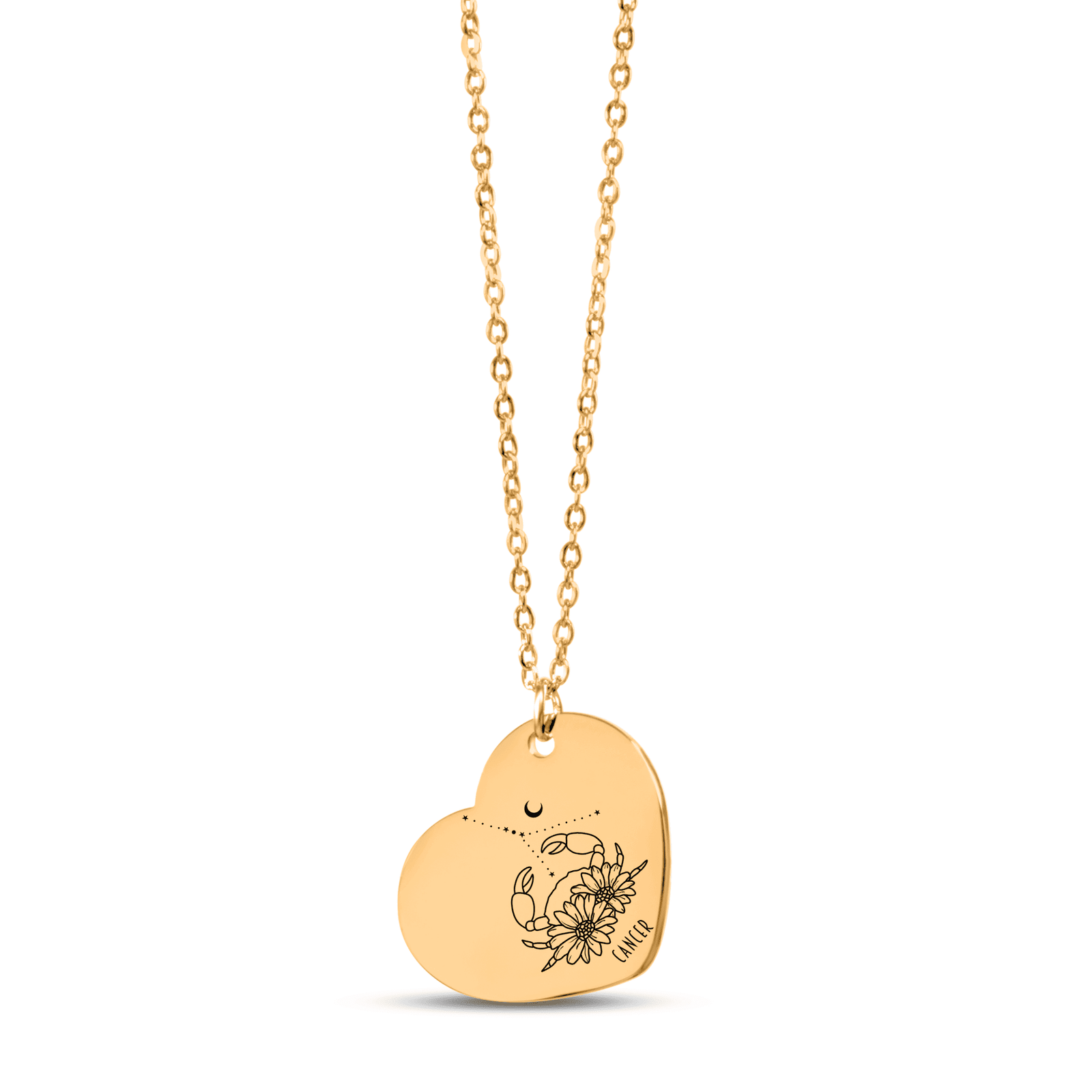 Collier Coeur Signe Astrologique Cancer