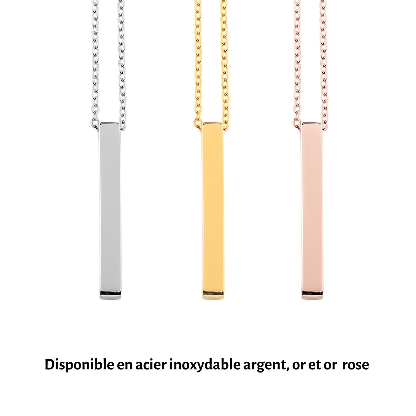 Collier Personnalisé avec vos Coordonnées
