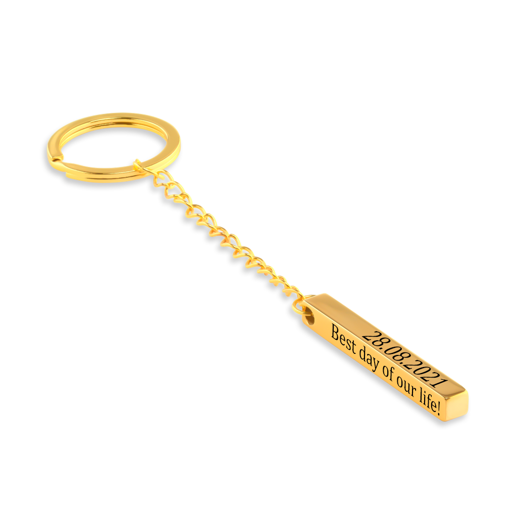 Porte-clés Personnalisé de date