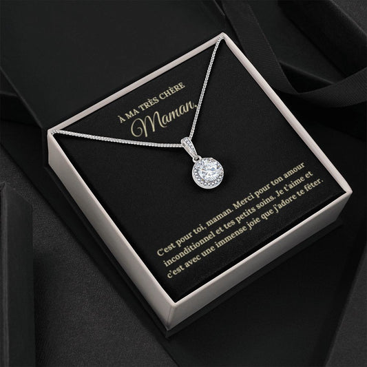 Collier Espoir Eternel pour Maman avec Message Personnalisable
