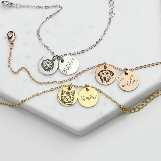 Pièce supplémentaire portrait personnalisés pour amoureux de chien/chat