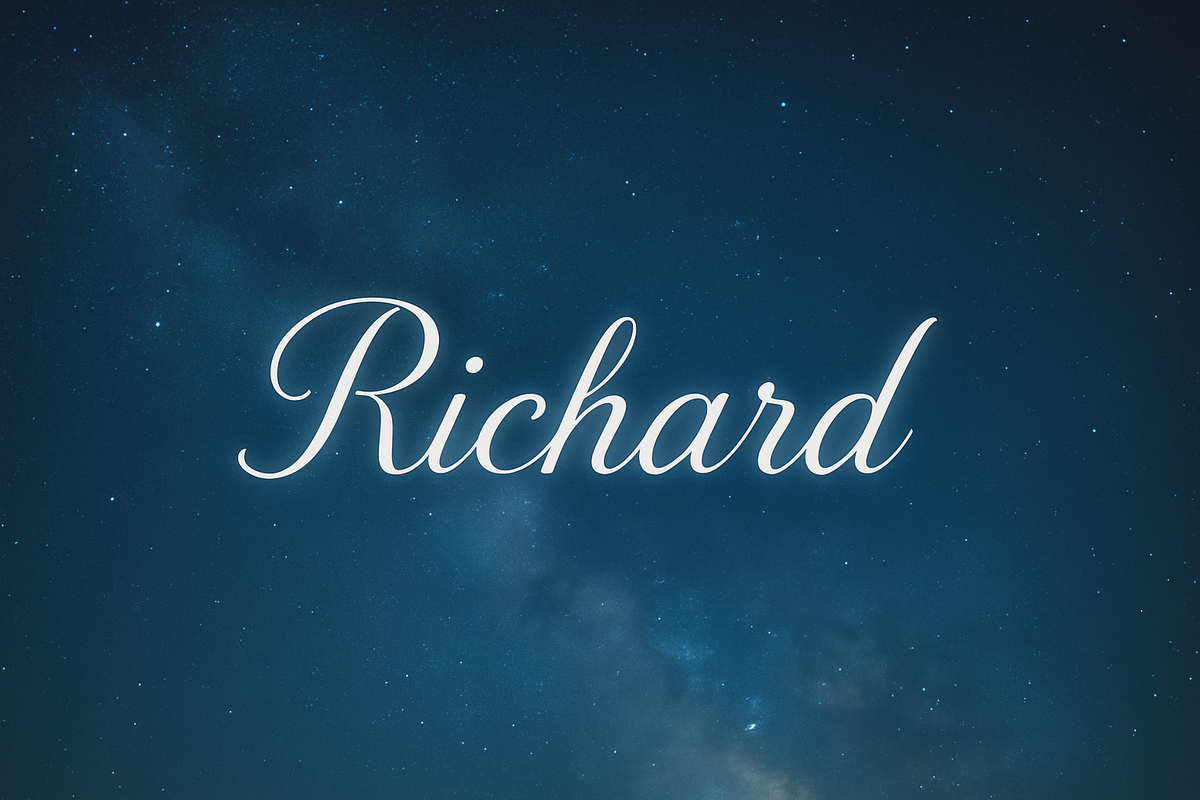 Richard est un prénom d'origine germanique