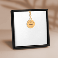 Porte-clés Médaille Anniversaire de Mariage 1 an (noces de coton)