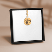 Porte-clés Médaille Anniversaire de Mariage 50 ans (noces d'or)