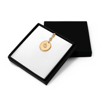 Porte-clés Médaille Florale Signe Astrologique Cancer