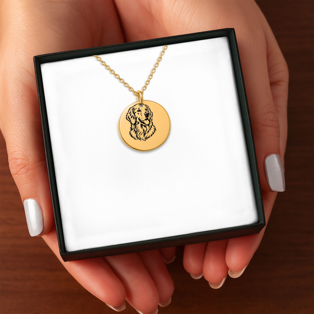 Collier Golden Retriever Personnalisé – Prénom Gravé