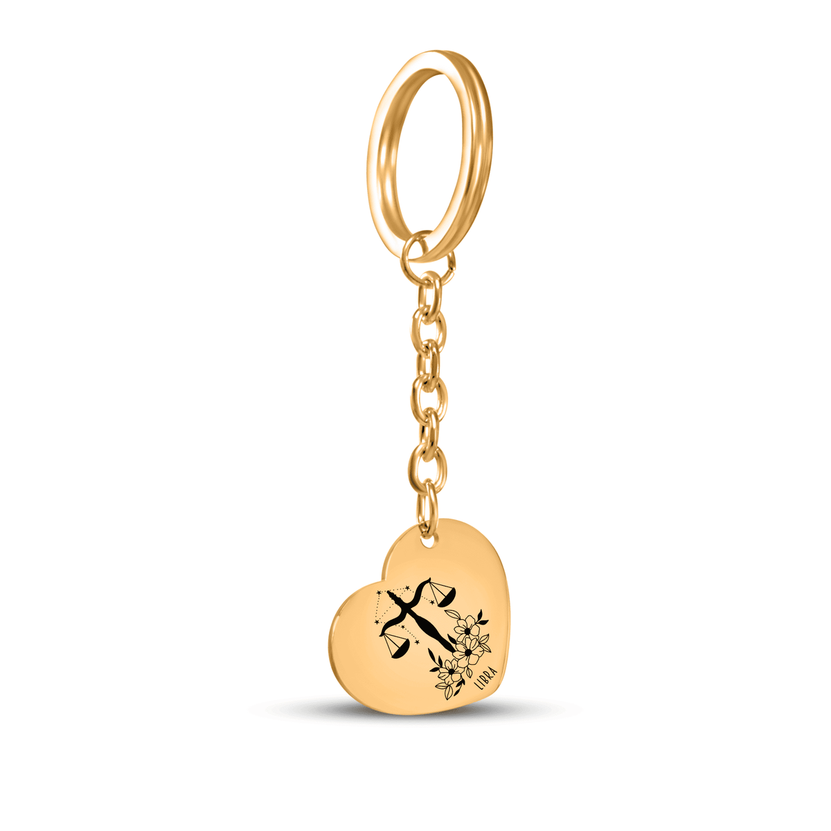 Porte-clés Coeur Signe Astrologique Balance