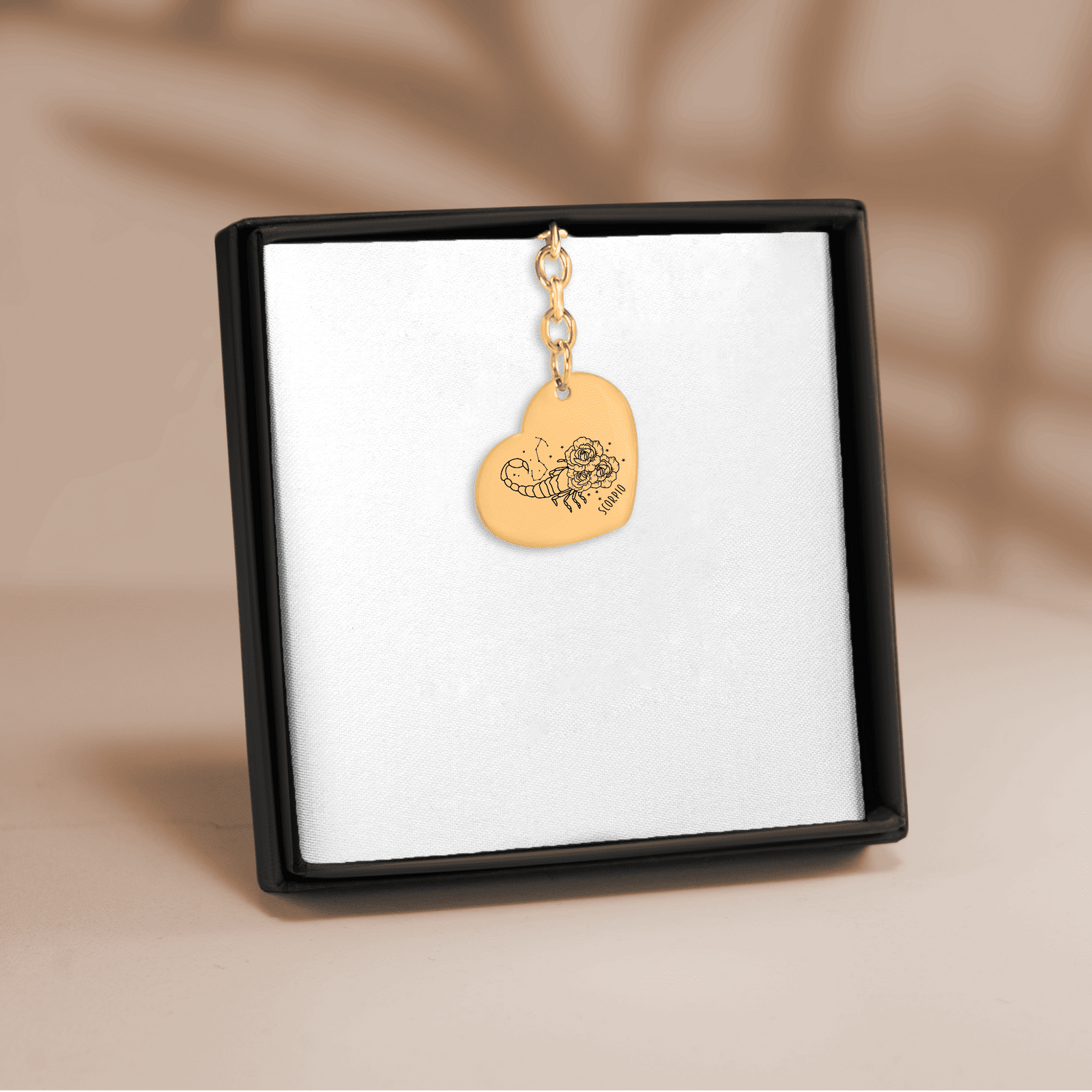Porte-clés Coeur Signe Astrologique Scorpion