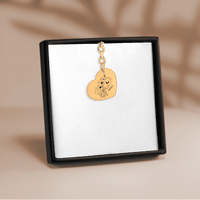 Porte-clés Coeur Signe Astrologique Verseau