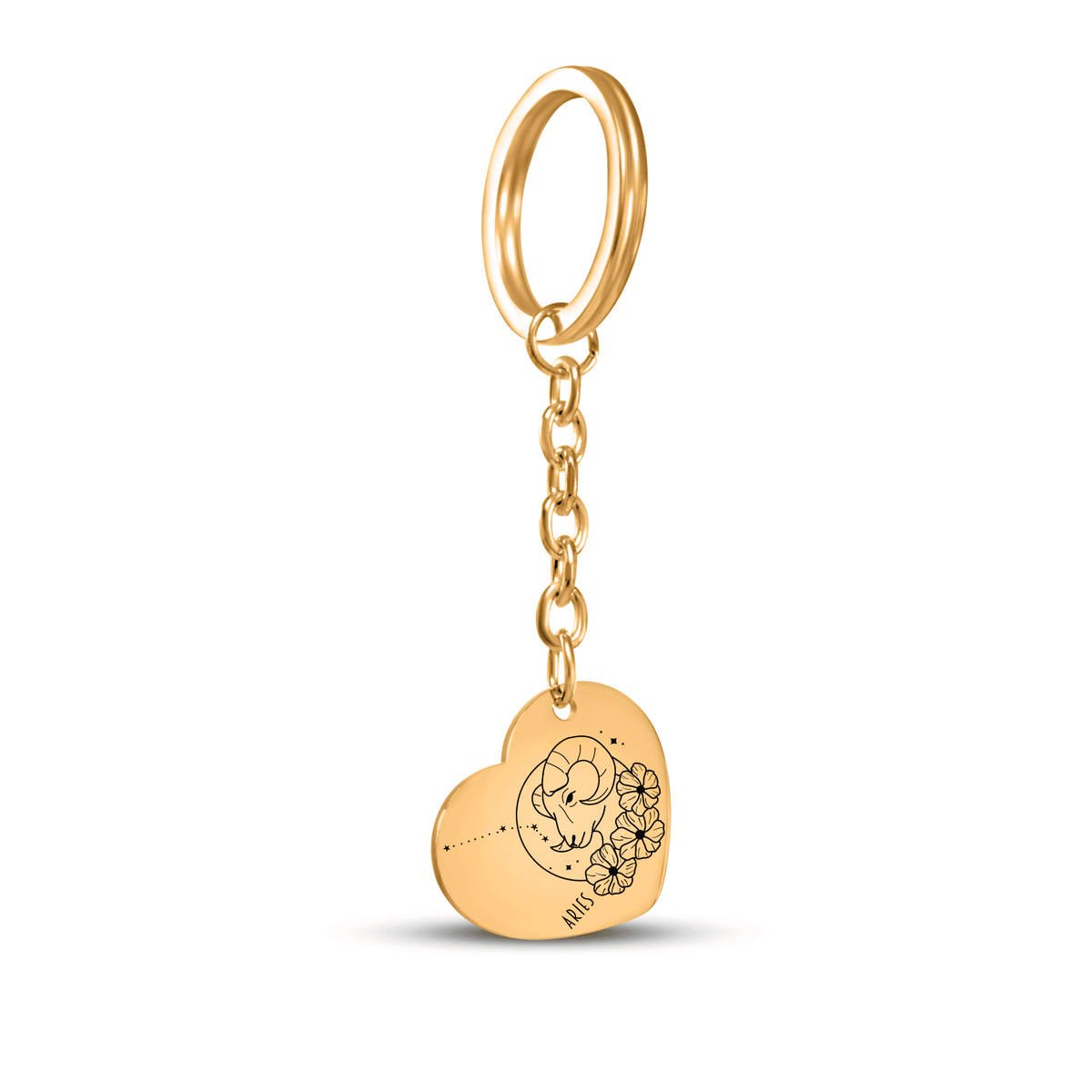 Porte-clés Coeur Signe Astrologique Bélier