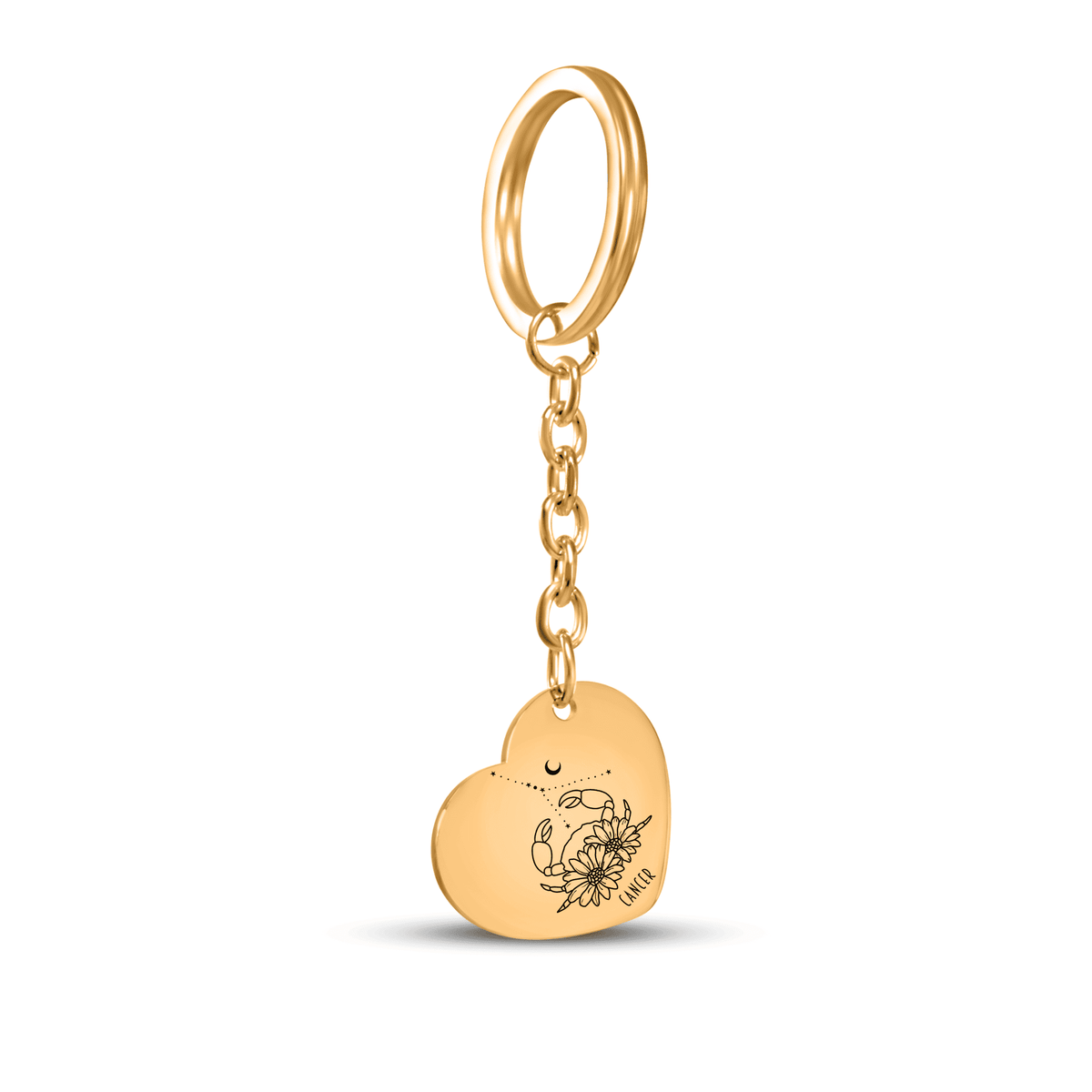 Porte-clés Coeur Signe Astrologique Cancer