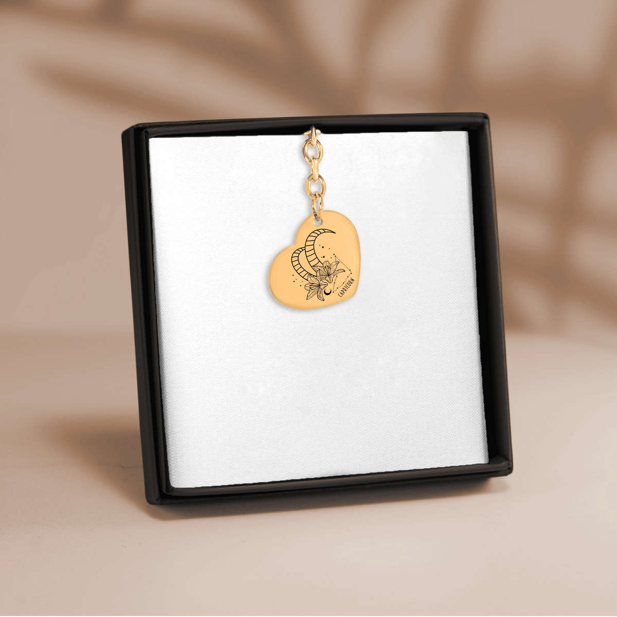 Porte-clés Coeur Signe Astrologique Capricorne