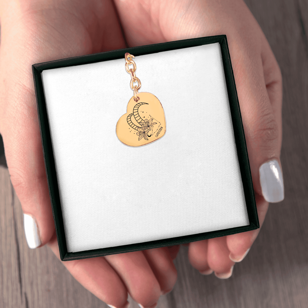 Porte-clés Coeur Signe Astrologique Capricorne
