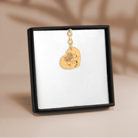 Porte-clés Coeur Signe Astrologique Gémeaux