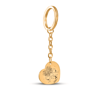 Porte-clés Coeur Signe Astrologique Gémeaux