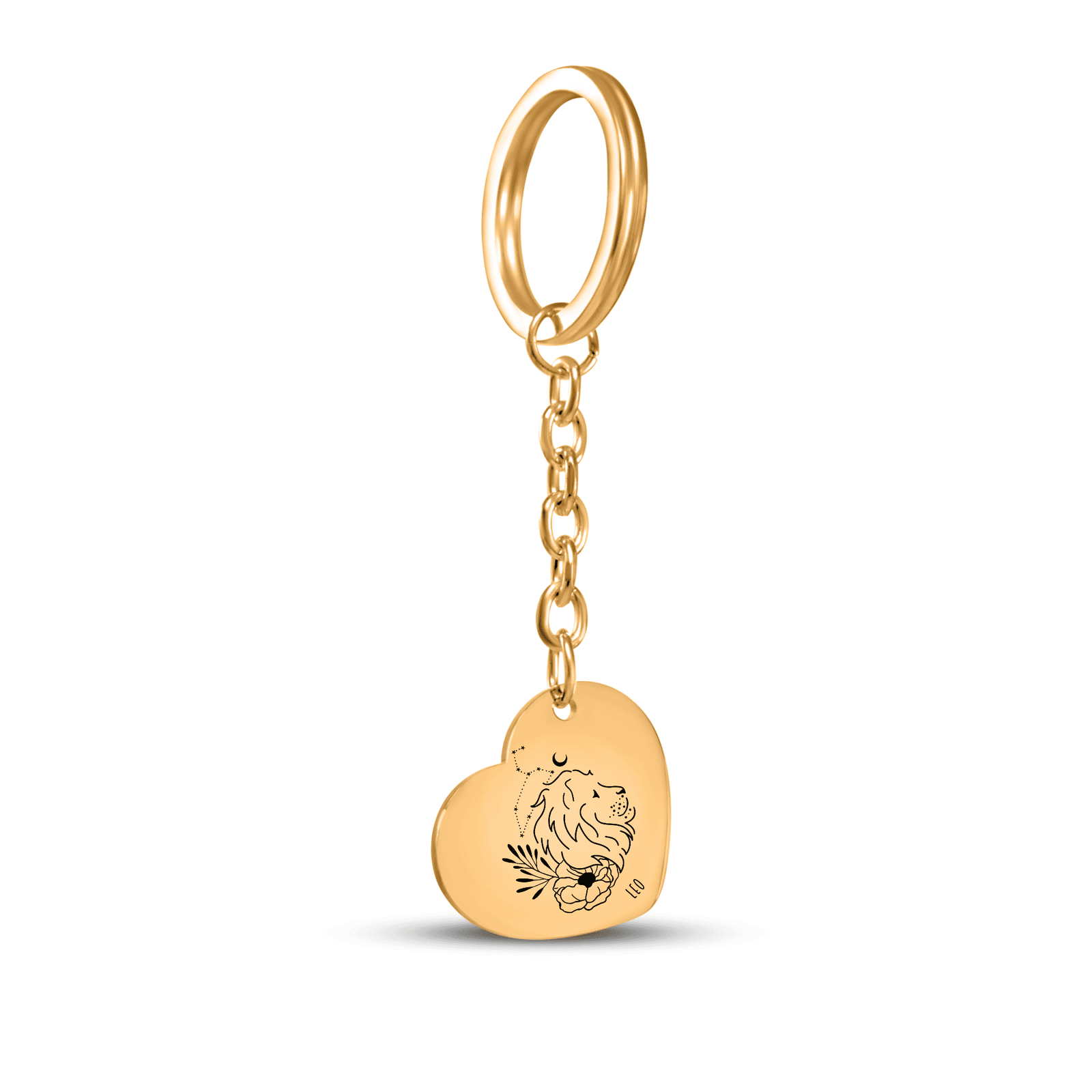 Porte-clés Coeur Signe Astrologique Lion