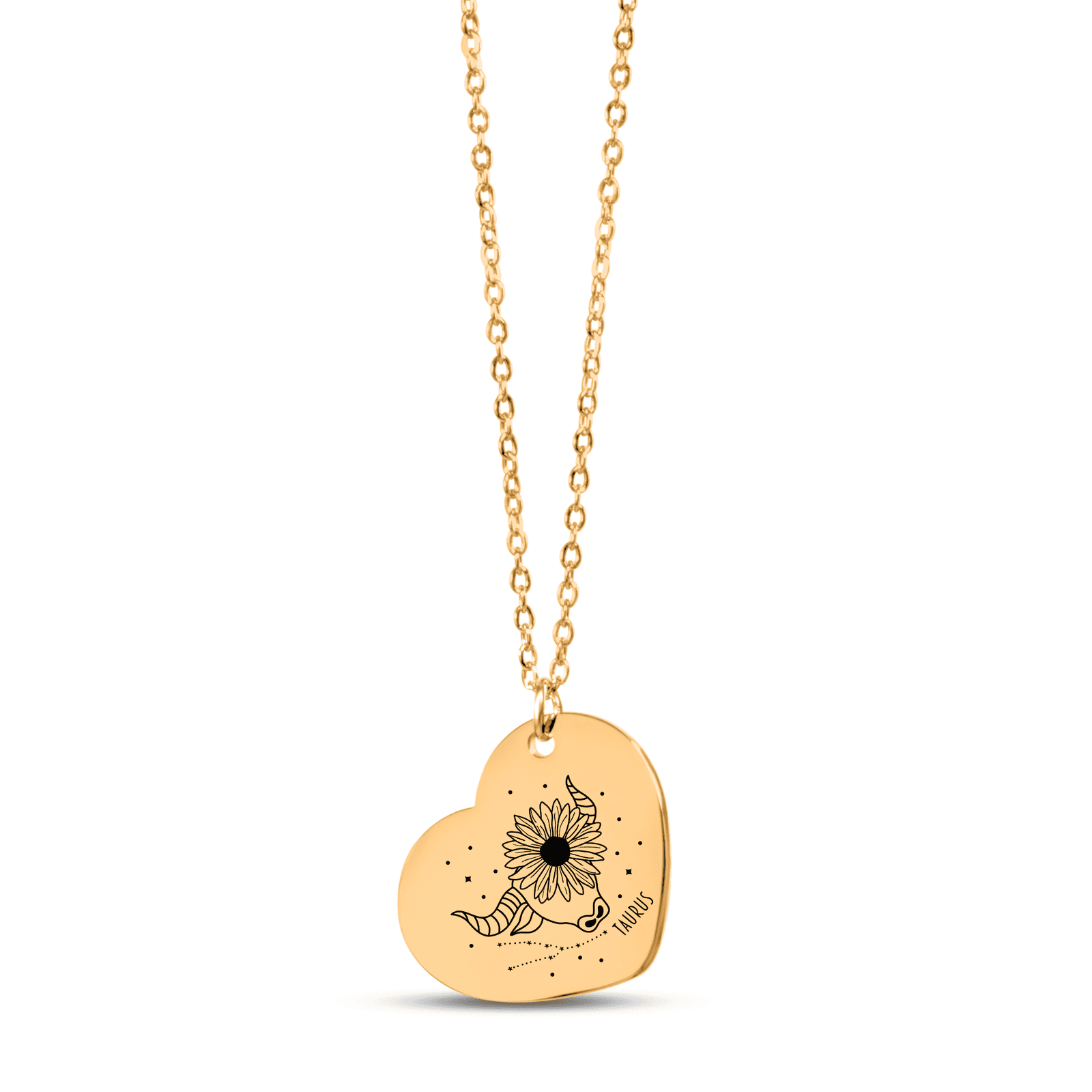 Collier Coeur Signe Astrologique Taureau