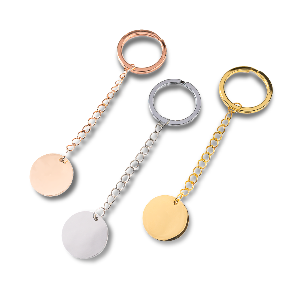 Porte-clés personnalisé bébé ange gravé prénom et date de naissance — vue 6