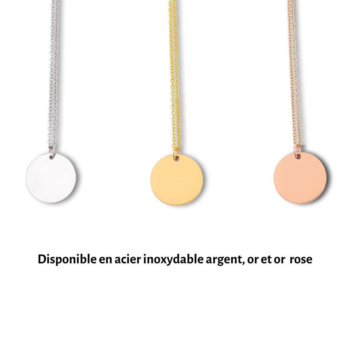 Collier Personnalisé avec détails de naissance de Bébé — vue 6