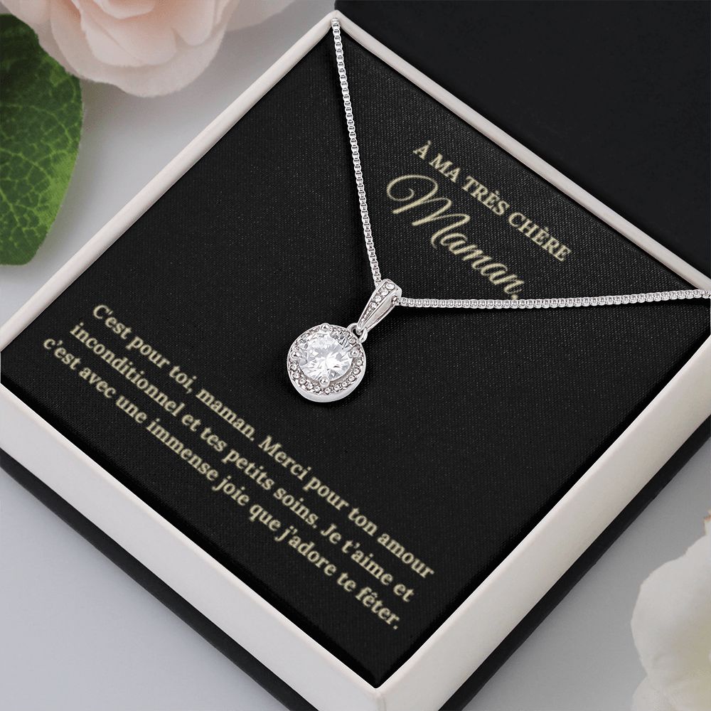 Collier Espoir Eternel pour Maman avec Message Personnalisable