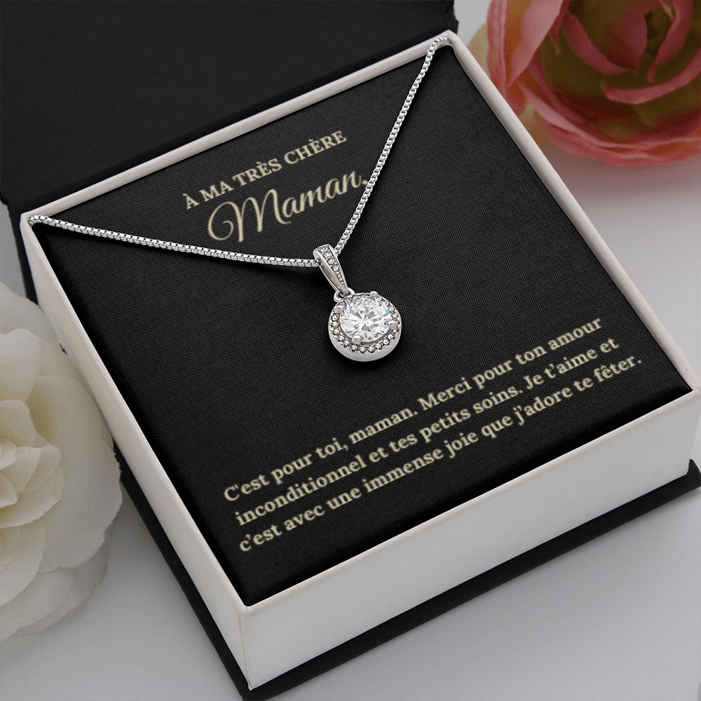 Collier Espoir Eternel pour Maman avec Message Personnalisable